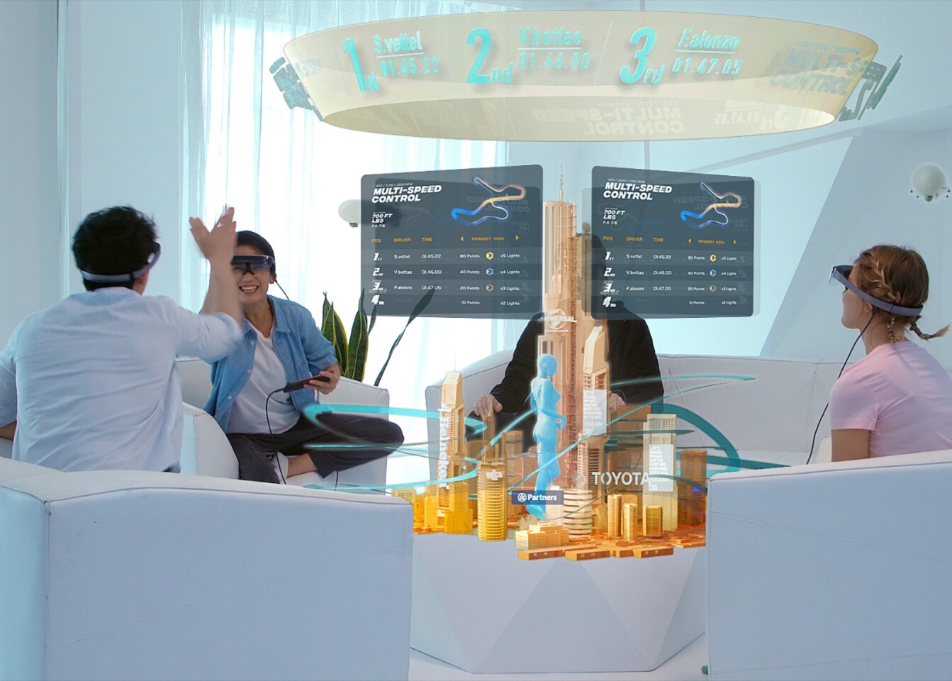 Gaming is another area where the AR features of the Rokid Vision can be utilized