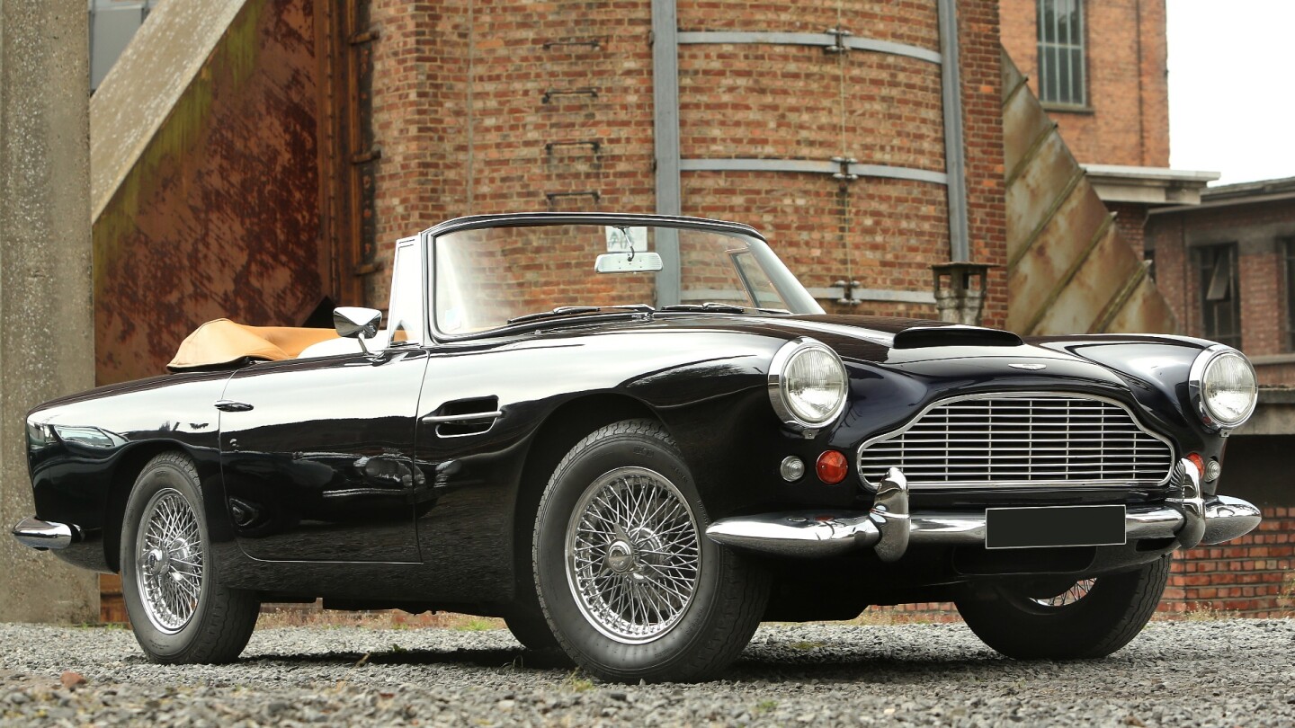 1963 Aston Martin DB4 Convertible Series 5 has an estimated price: $1,362,500 to $1,635,000