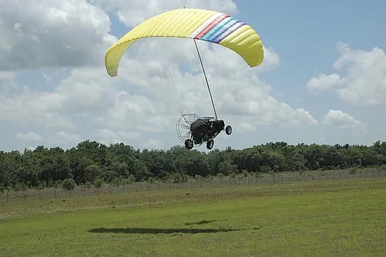 The Maverick: a paragliding off-road buggy