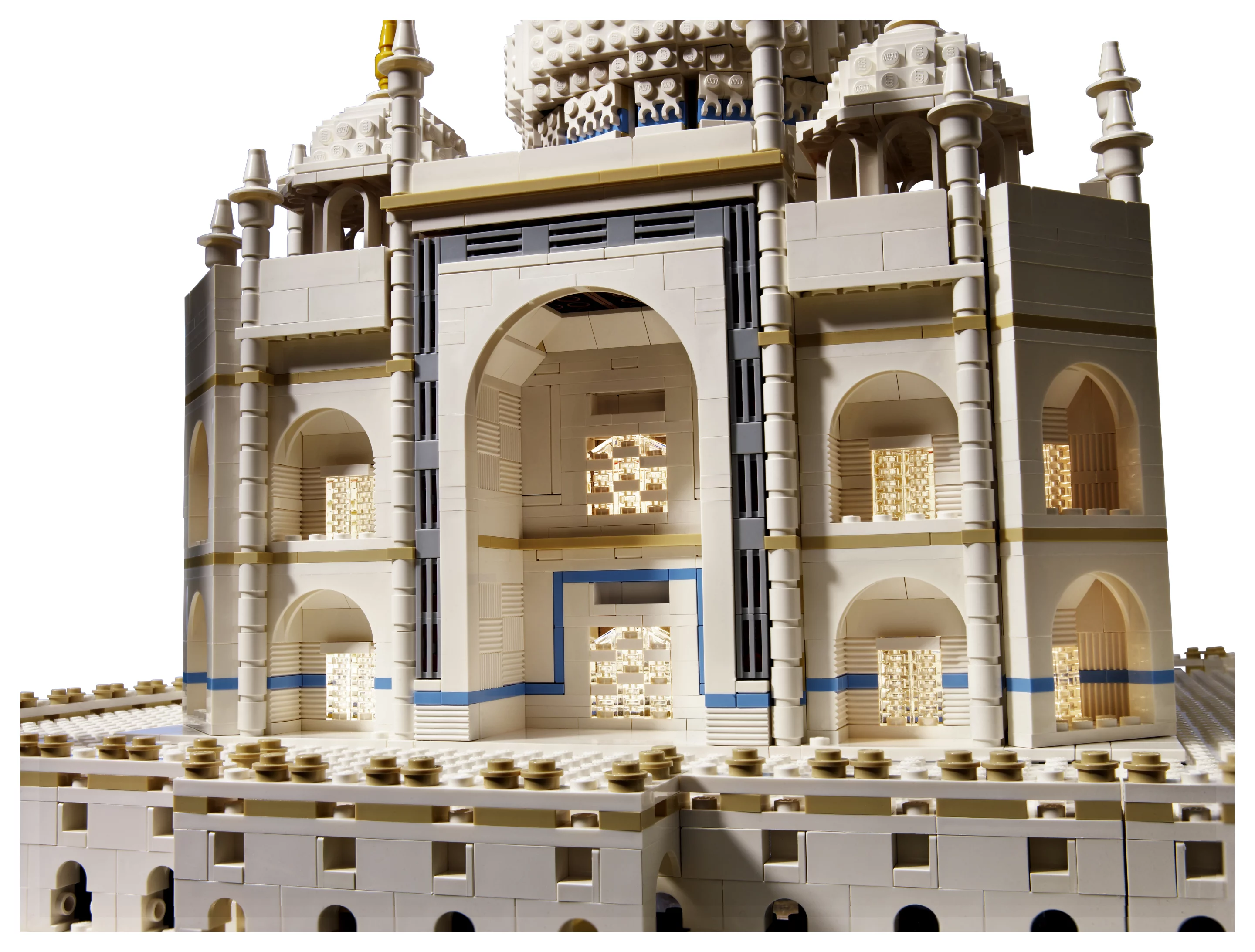The Lego Taj Mahal includes 5,923 pieces