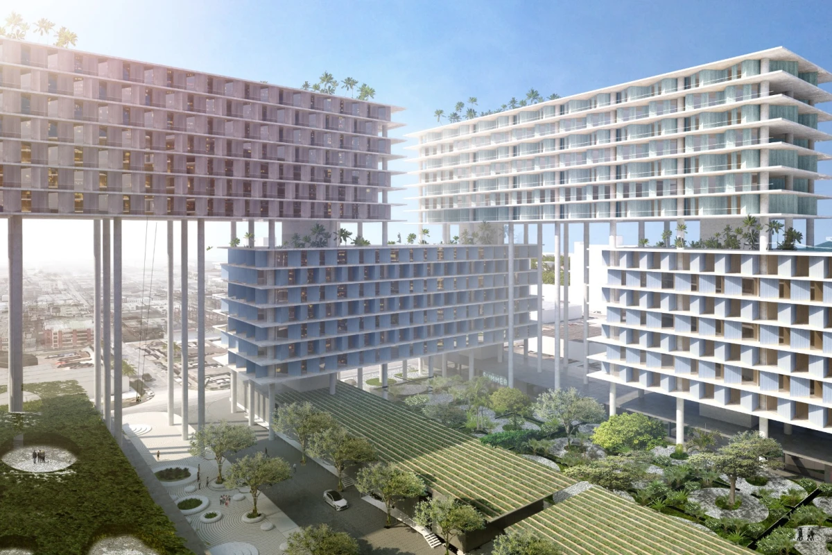 Gardens in the sky: BIG's Miami Produce will include rooftop gardens offering choice views of Miami