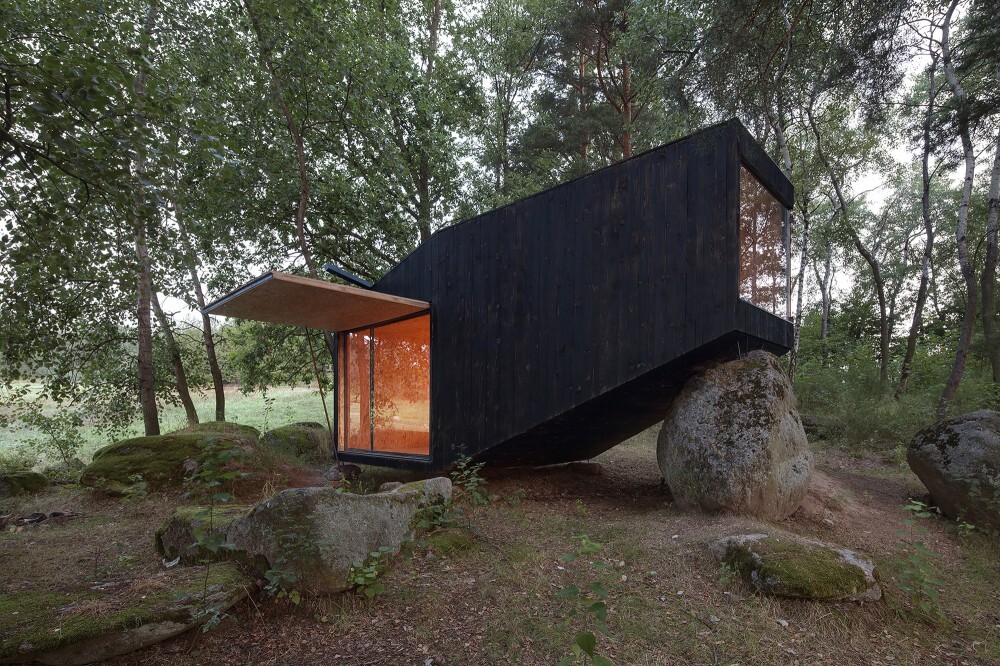 Forest Retreat, by Czech firm Uhlik Architekti is pushing the definition of "house," but we still like it (Photo: Jan Kudej)