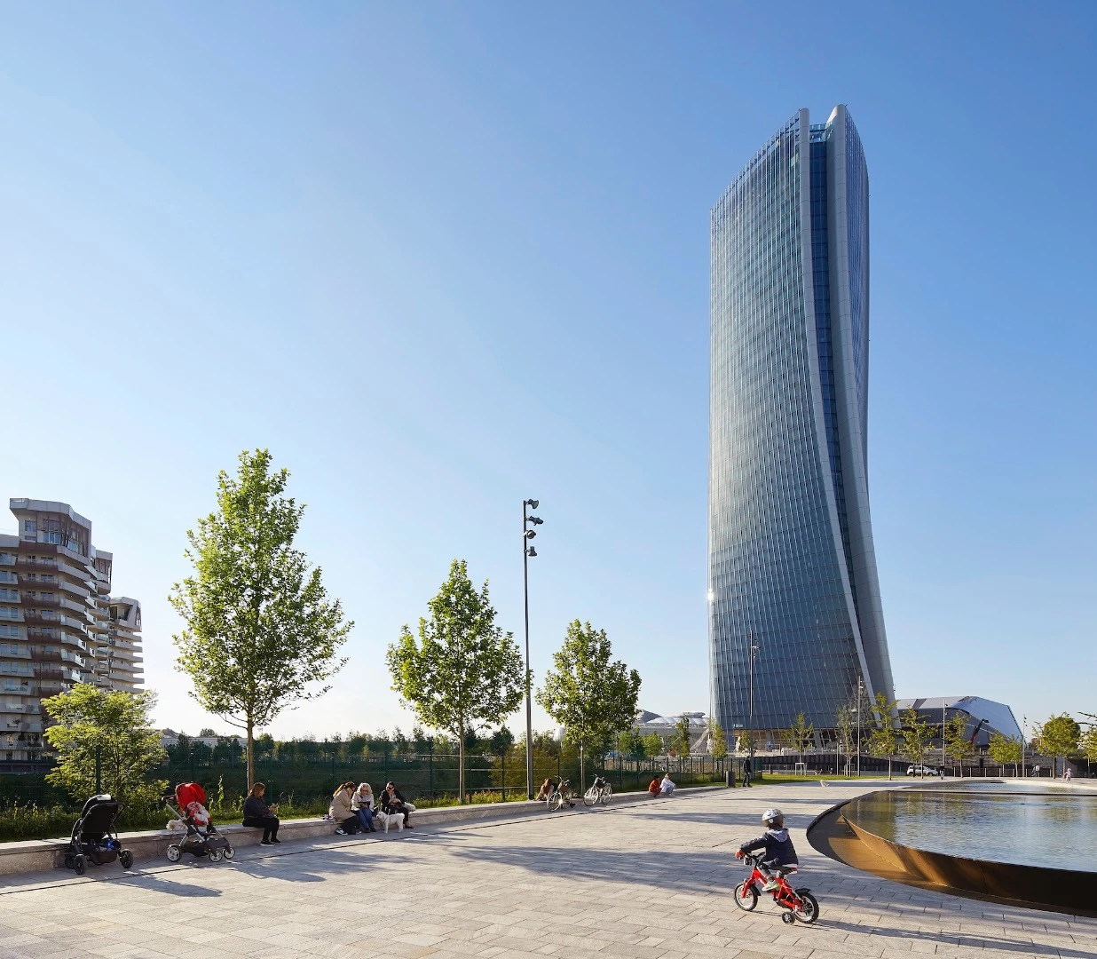 The Generali Tower has a total of 44 floors
