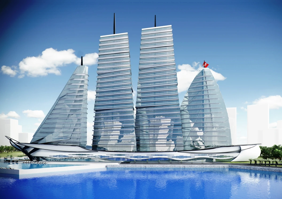The proposed White Sails Hospital and Spa (Image: Vasily Klyukin)