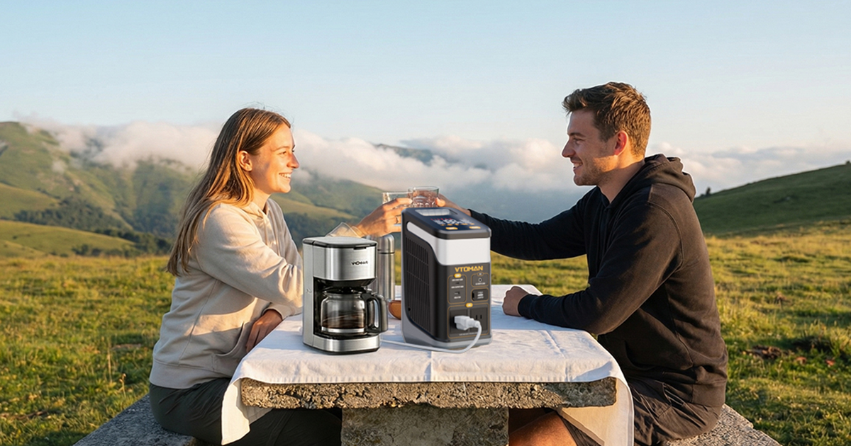 Compact VTOMAN Jump 400 combines portable power and emergency backup