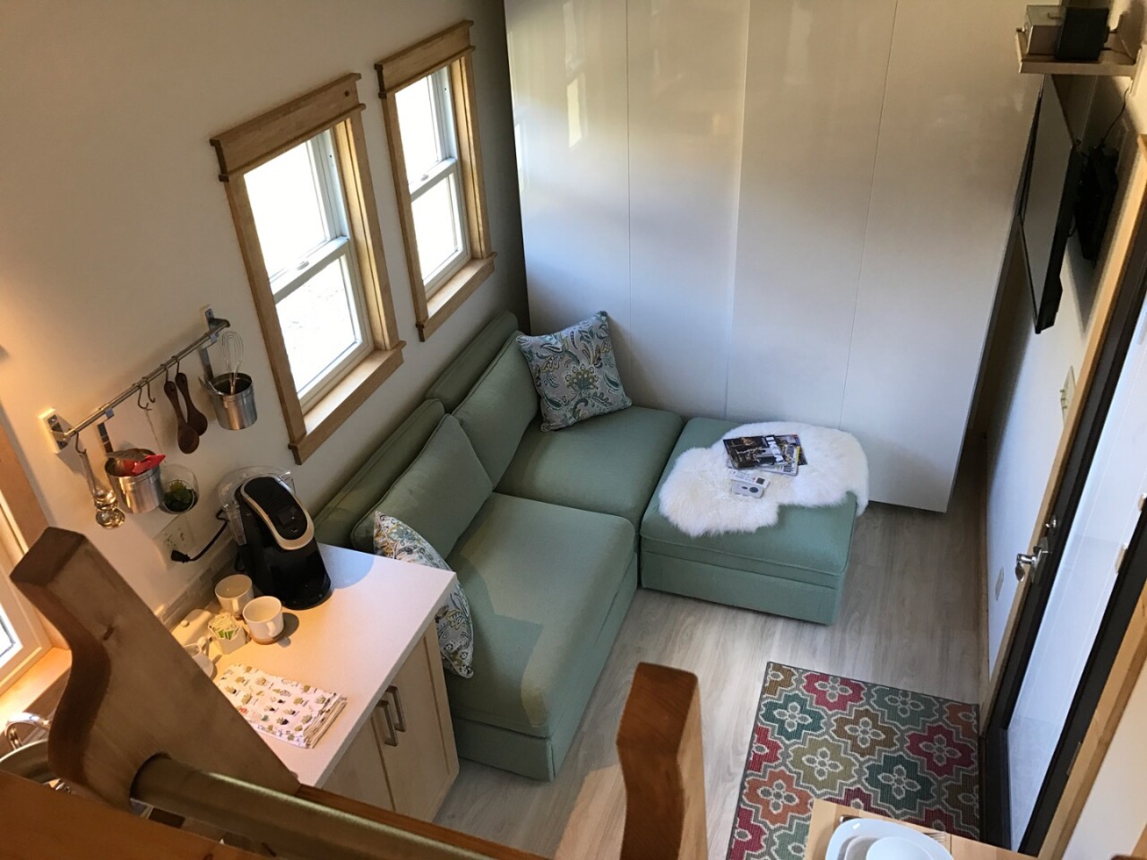 View of the Amsterdam 24's lounge area