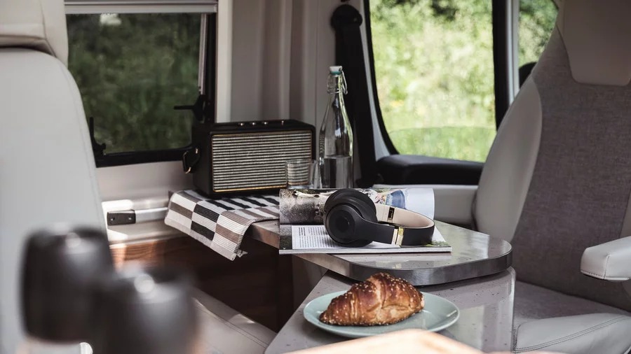 The V 540 dining area