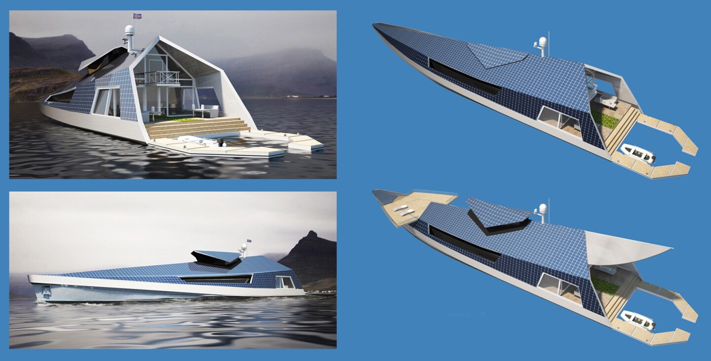 Max Zhivov's Concept yacht YOUR YACHT YOUR HOME is a combination yacht and home