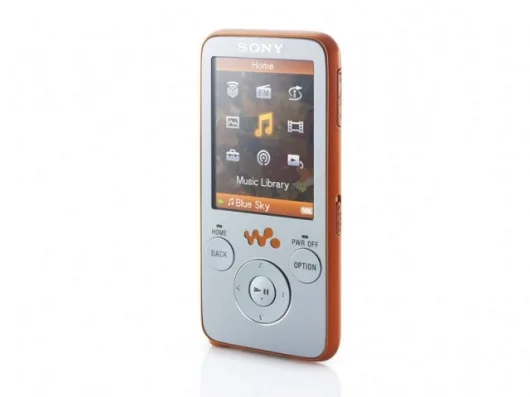 The NWZ-S630 Sony Walkman in silver