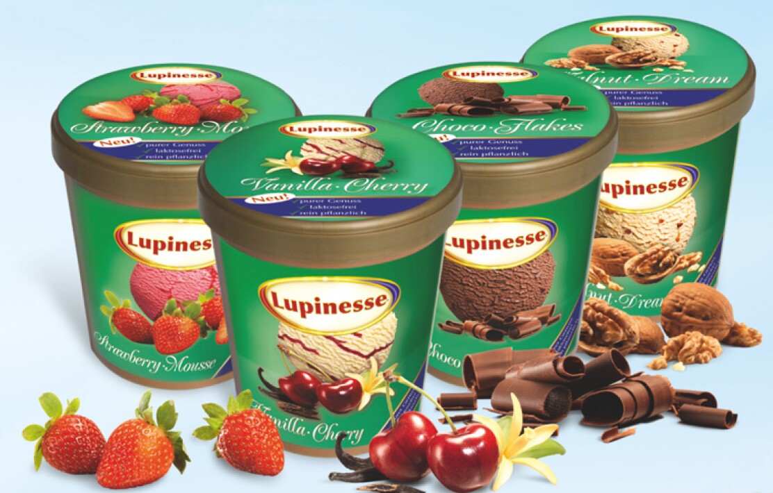 Fraunhofer researchers have developed a non-dairy ice cream alternative called Lupinesse