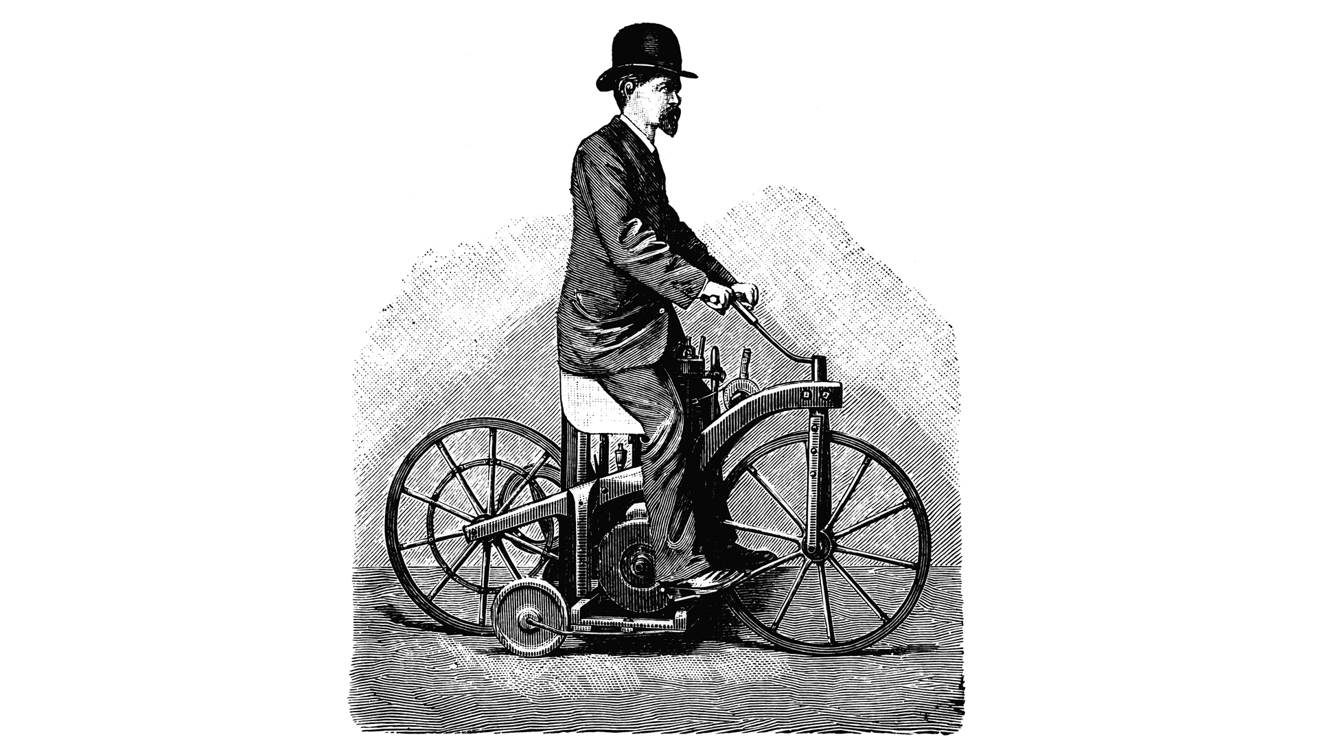 Wilhelm Maybach's engines powered the world's first motorcycle