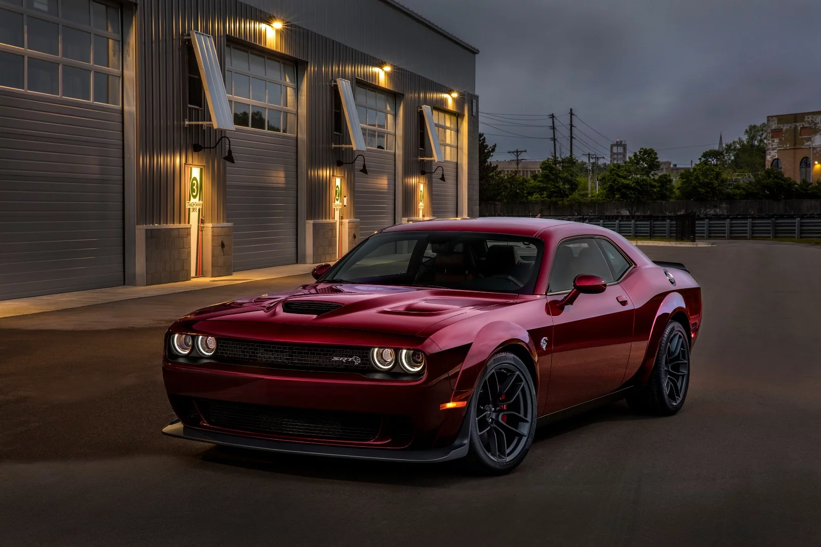 The Challenger SRT Hellcat Widebody is quicker in a straight line than the Hellcat