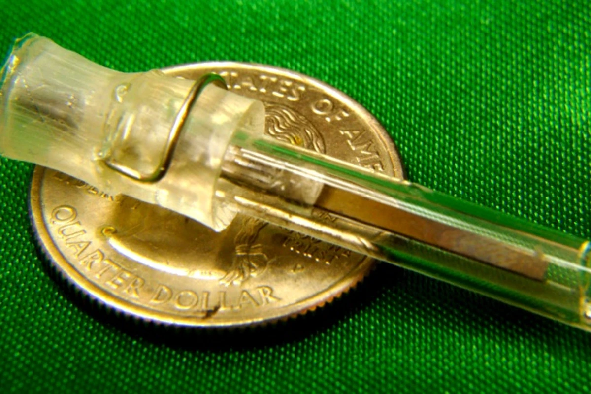 Prototype of Purdue's new rap music-powered implantable pressure sensor