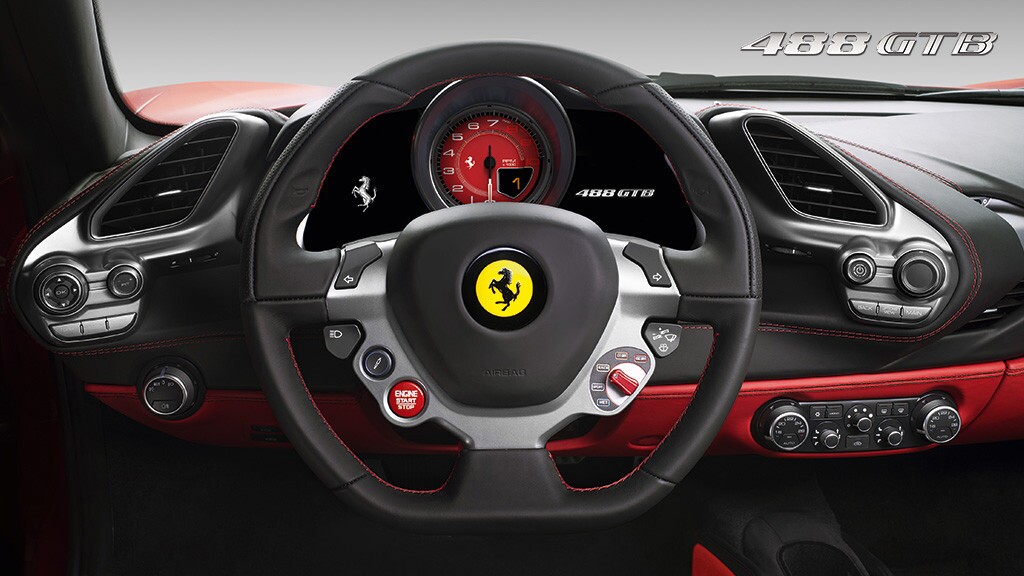 All the car's ancillary functions are controlled by buttons on the steering wheel
