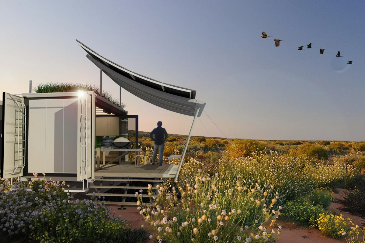 The G-pod Dwell shipping container-based home (Image: G-pod)