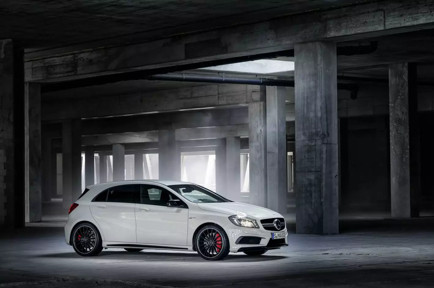 The A 45 AMG side view