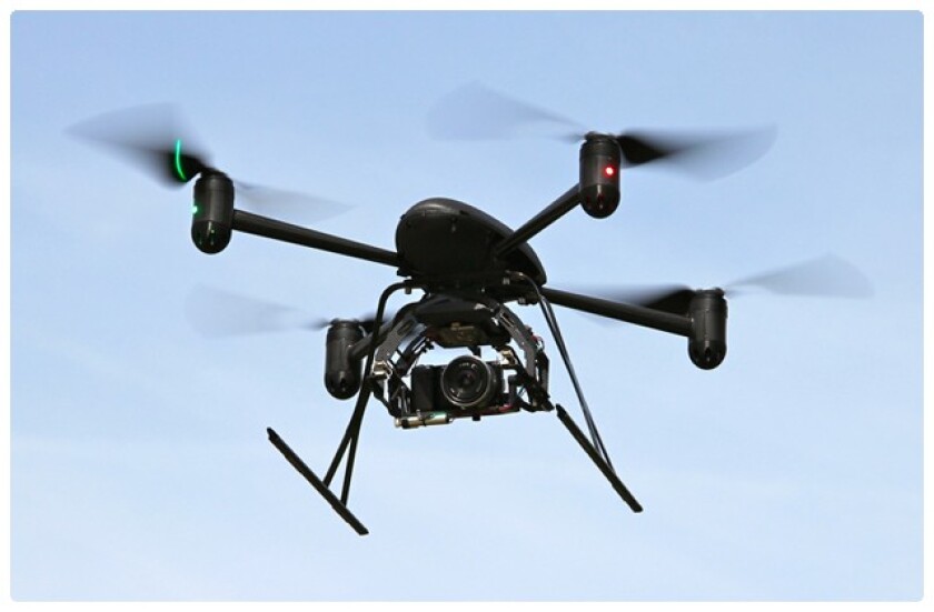 Draganfly Innovations' X4-ES quadcopter (Photo: Dragenfly Innovations)