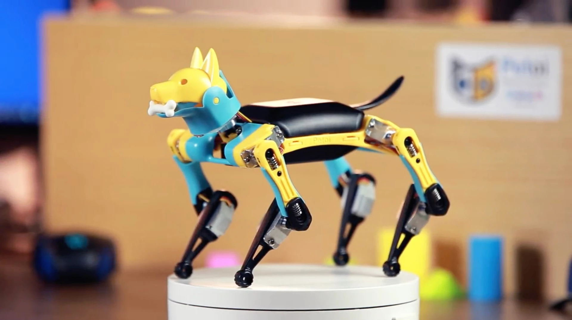 Bittle's plastic frame is said to be quite bendy and durable, although the electronics are not waterproof