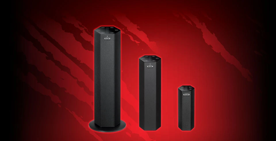 The Sound Blaster Axx speaker solutions from Creative feature stacked stereo speakers and are said to offer big sounds from units powered via a USB port