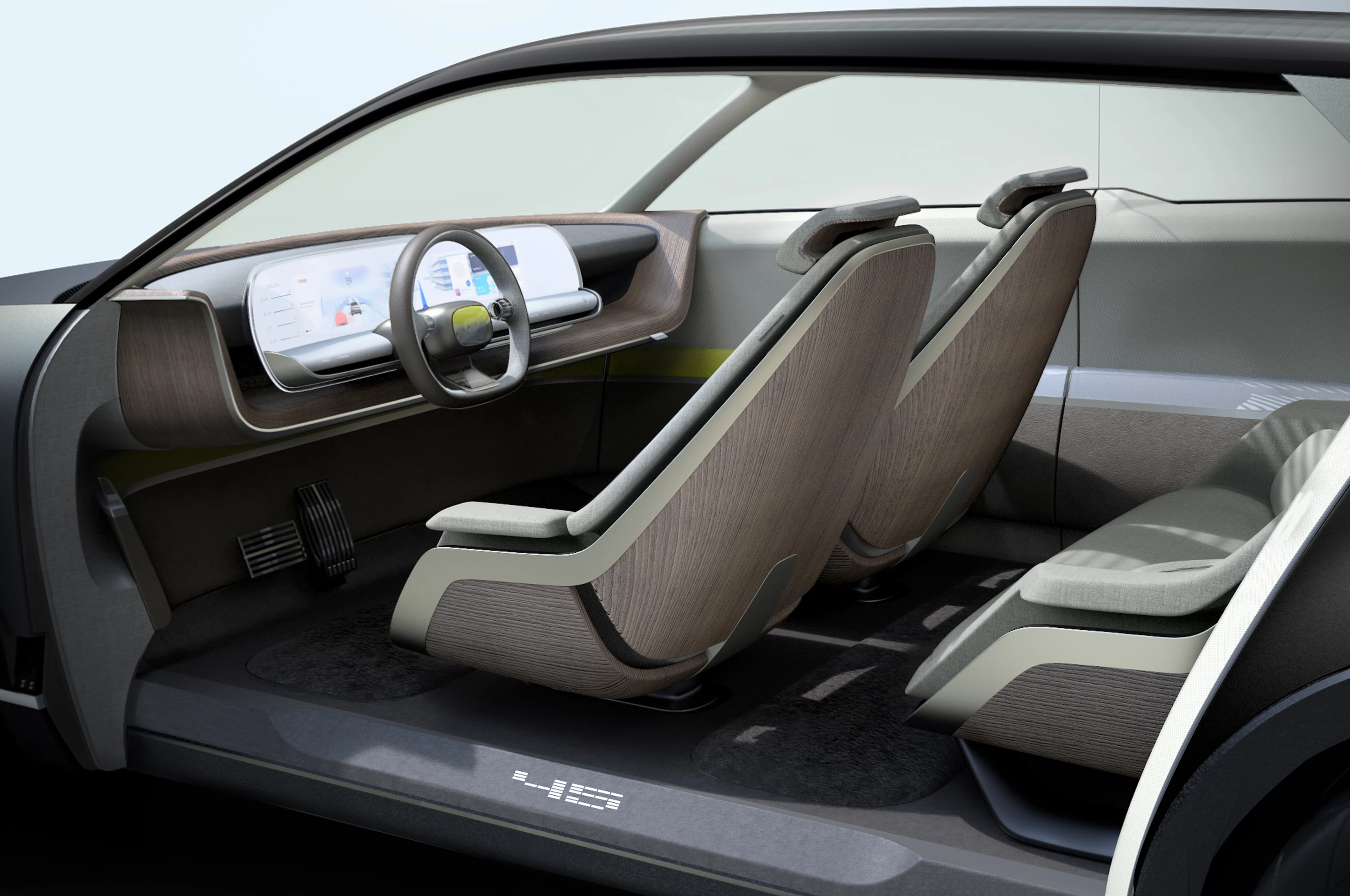 The 45 concept is a look at how Hyundai believes modern-day technologies could shape the next era of automotive design