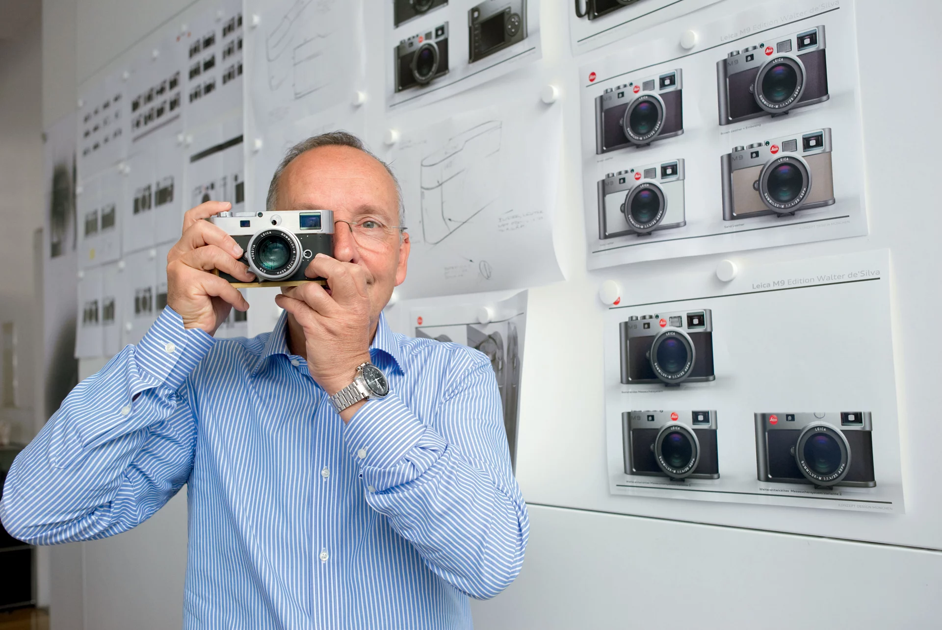 DeSilva with the LEICA M9 Titanium