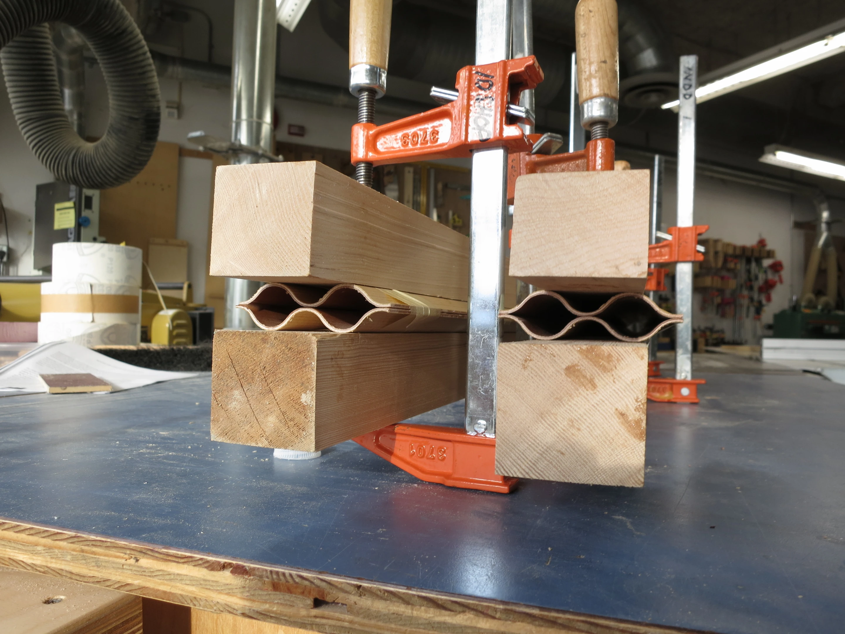 "The material is the same as that used in construction of the Hughes H-4 Hercules – popularly known as the “Spruce Goose” – the world’s largest all timber airplane," says Benjamin Hubert