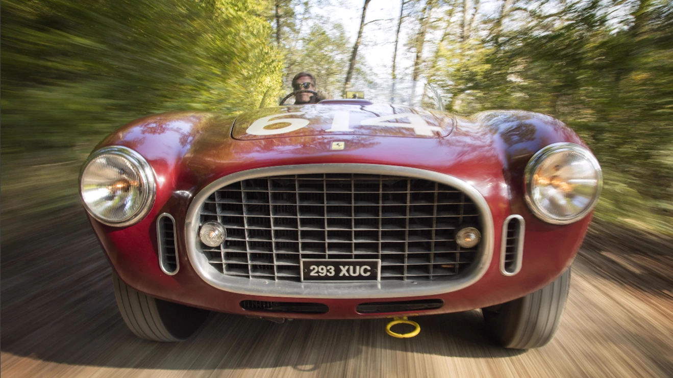 This 1952 Ferrari 340 America Spider Competizione was campaigned by Scuderia Ferrari (the factory race team) in the 1952 Mille Miglia, 24 Hours of Le Mans and Targa Florio by Piero Taruffi, Maurice Trintignant, and Giovanni Bracco. The estimate of $7,500,000 to $9,000,000 could easily translate into more than $10 million by the time the hammer falls.