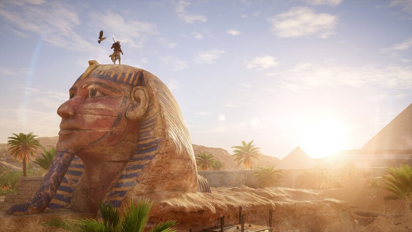 The Sphinx, as depicted in Assassin's Creed: Origins