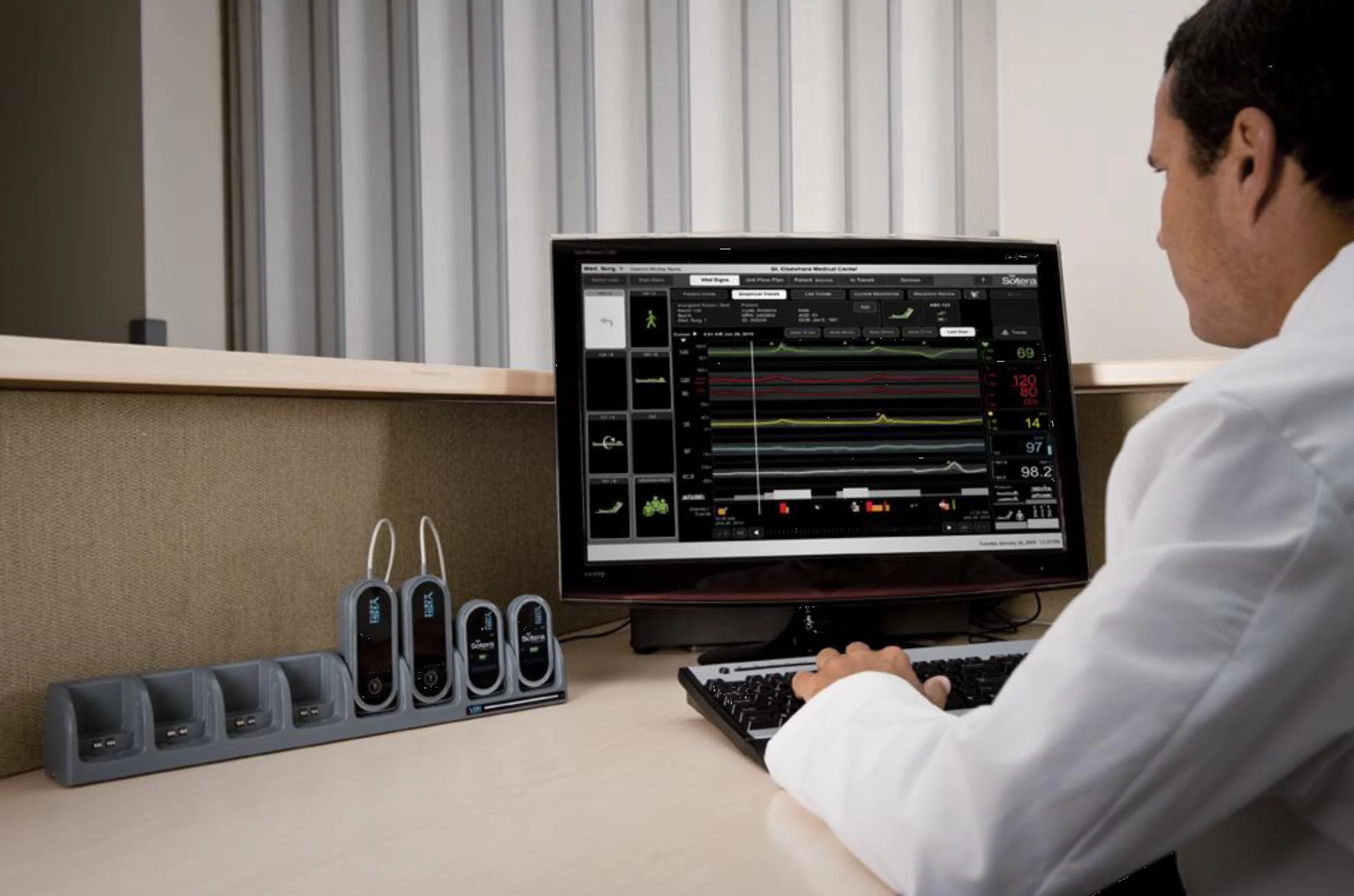 ViSi Mobile desktop readout