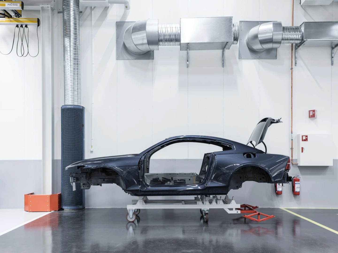 Polestar began production of its first verification prototypes last month