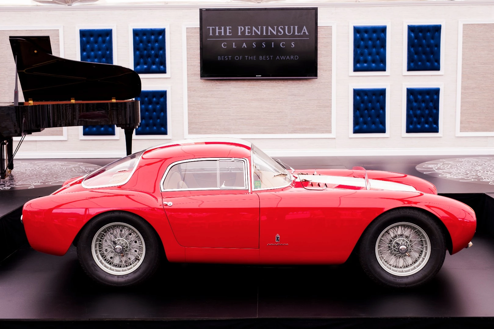 The winner of the 2016 2016 Concorso d'Eleganza Villa d'Este, this 1954 Maserati A6GCS Berlinetta won the Peninsula Classics Best of the Best Award for 2016 at the 2017 Monterey Car Week.