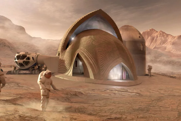 Team SEArch+/Apis Cor of New York is the fourth-place winner in NASA’s 3D-Printed Habitat Challenge, Phase 3: Level 1 competition