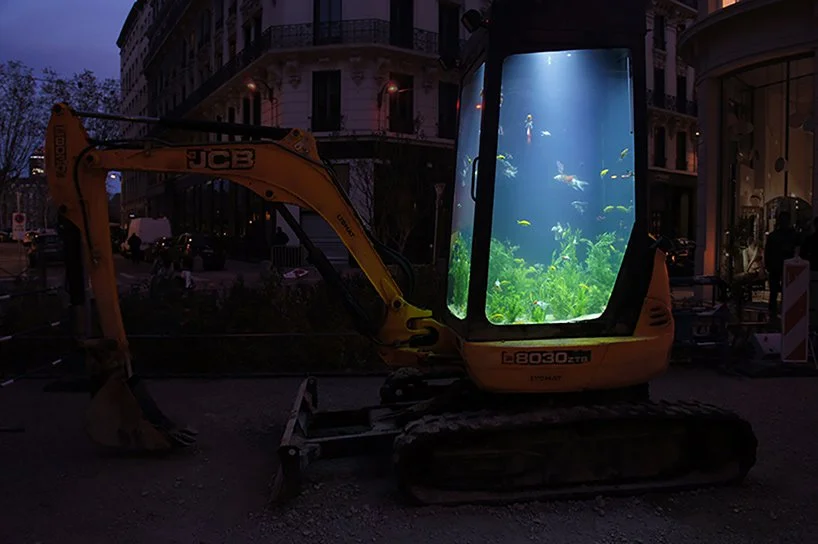 The excavator aquarium in Lyon in 2017