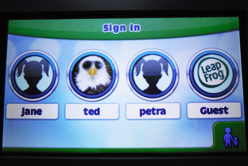 Parents can set up a maximum of 3 user profiles on the Leappad 3 (Photo: Lakshmi Sandhana/Gizmag)