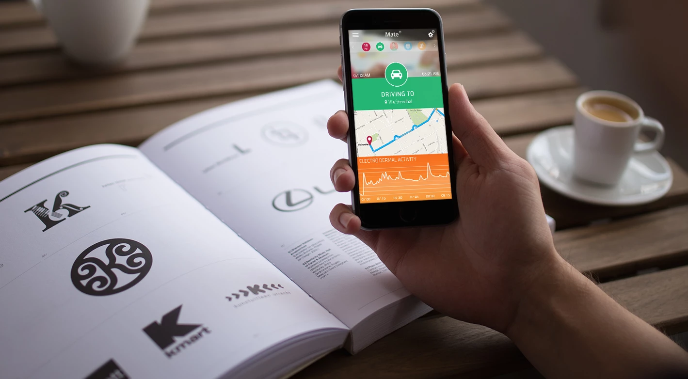 The Empatica Mate app shows how a body’s stress level changes during daily activities (Photo: Empatica)