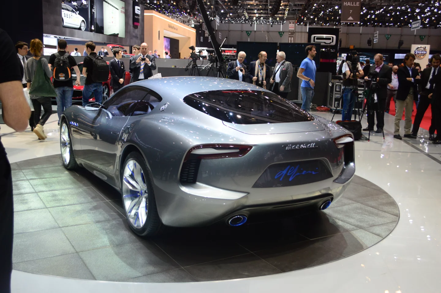 The Alfieri's design features narrowing setback cabin, muscular rising haunches, and expansive rear quarter panel (Photo: CC Weiss/Gizmag)
