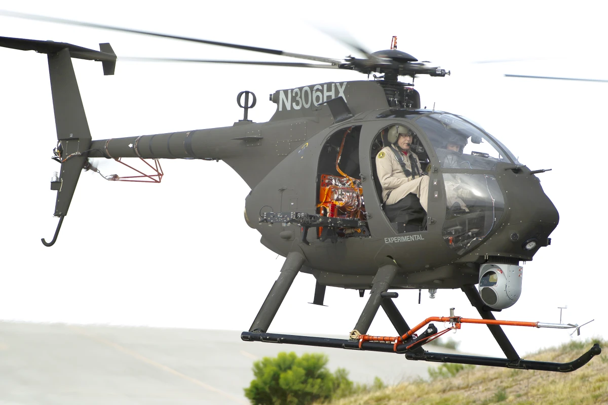 Boeing has tested its AH-6i light attack helicopter for the first time in its production configuration