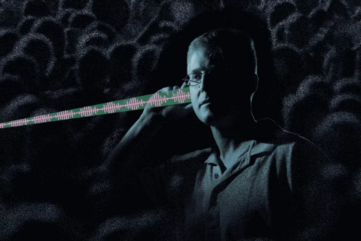 he researchers use water vapor in the air to absorb light and create sound. By sweeping the laser they can create an audio signal that can only be heard at a certain distance from the transmitter, allowing it to be localized to one person.