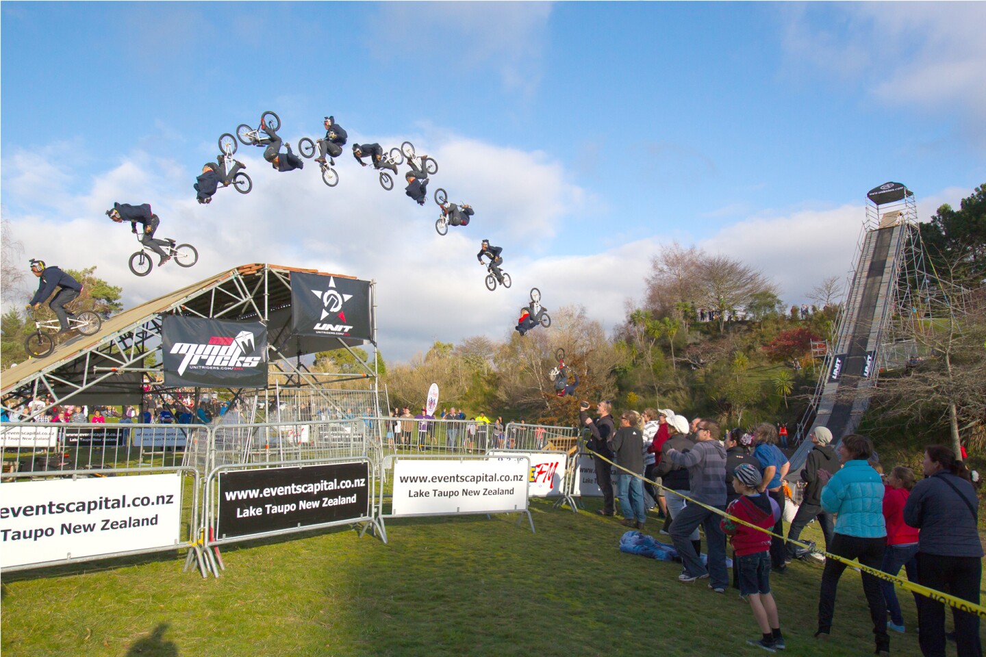 Jed Mildon's history making triple backflip (Photo sequence: Shayne Rice via Unitriders)