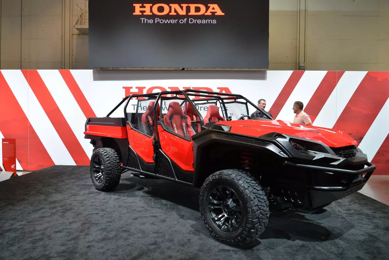 Honda brings together the worlds of powersports and trucks with its Rugged Open Air Vehicle Concept