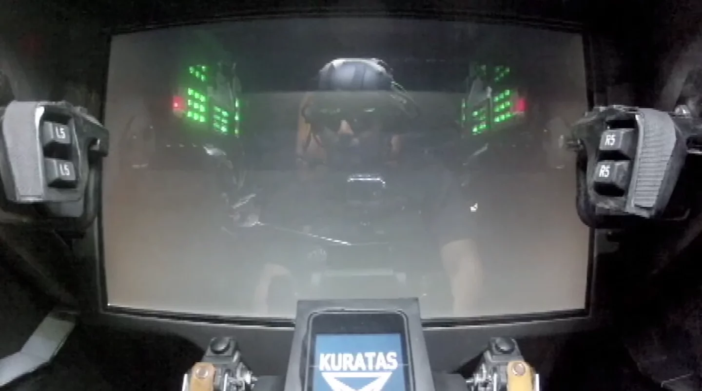 Kuratas is controlled by a software system called V-Sido