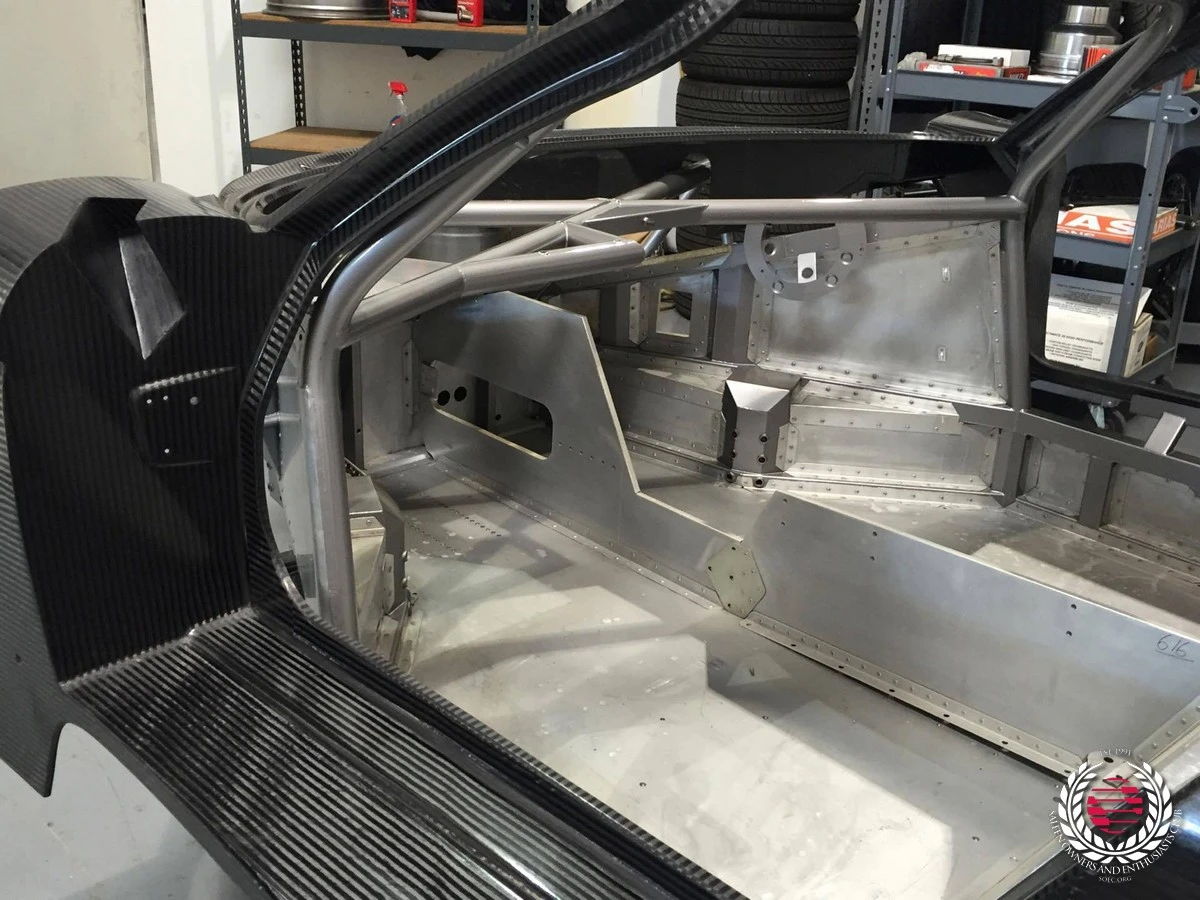 Broad carbon sills aren't necessarily what you'd associate with the traditional American car