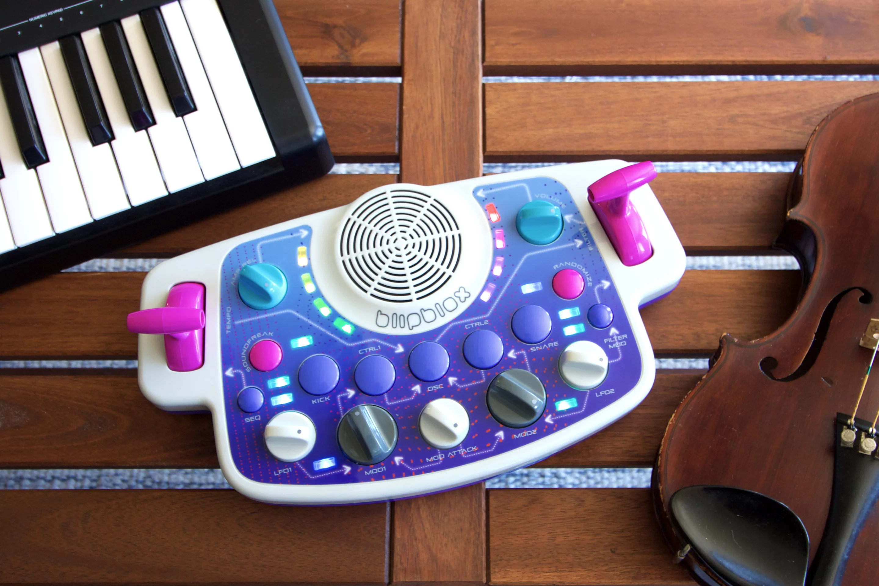 The Blipblox SK2 combines the playability of the original Blipblox synth with the sophisticated music creation potential of the After Dark model