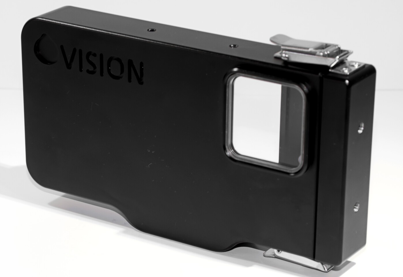 The main body of the Ovision is carved from a solid block of marine-grade 6061-T6 aluminum
