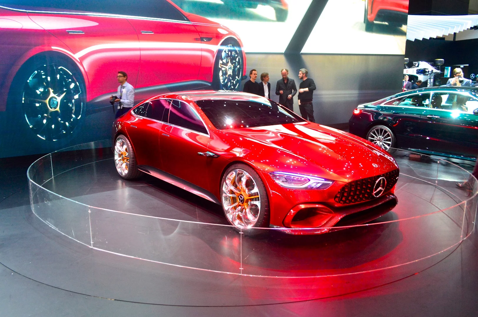 The Mercedes-AMG GT Concept makes its world premiere at the 2017 Geneva Motor Show