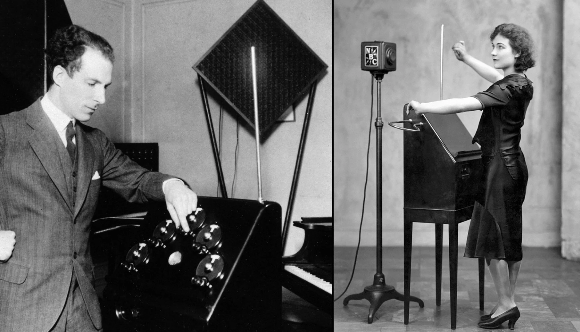 Léon Theremin and his Theramin created quite a stir in the United States