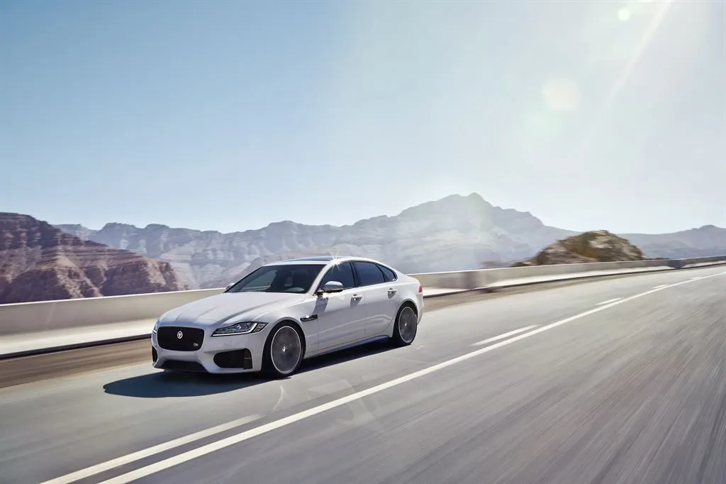 The 2016 Jaguar XF has an electronically limited speed