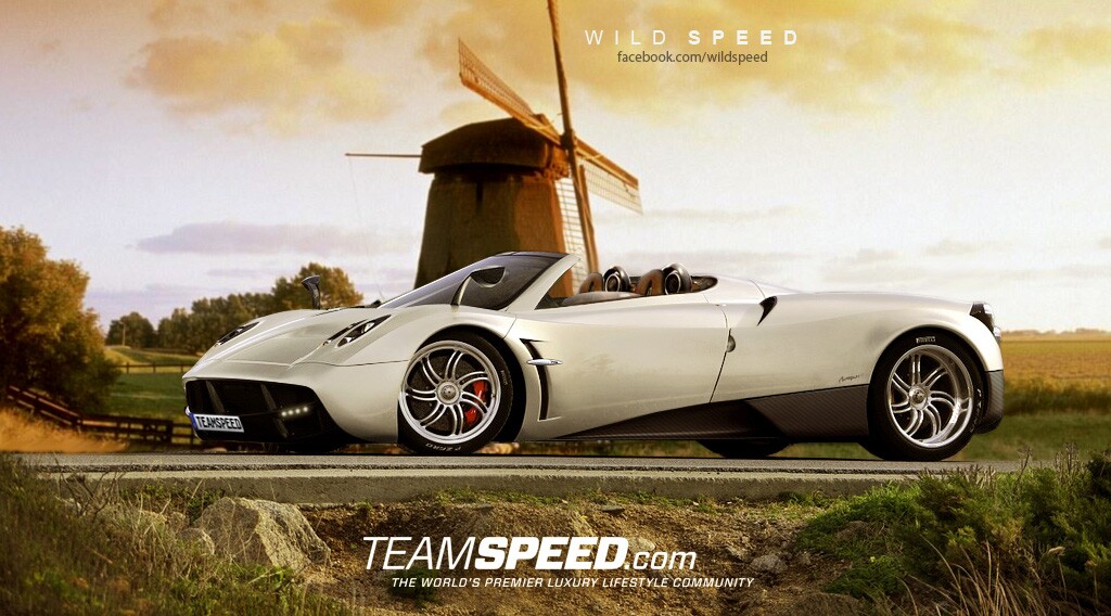 Luxury forum TeamSpeed.com's resident photoshop expert has already designed a stunning topless version of the Huayra