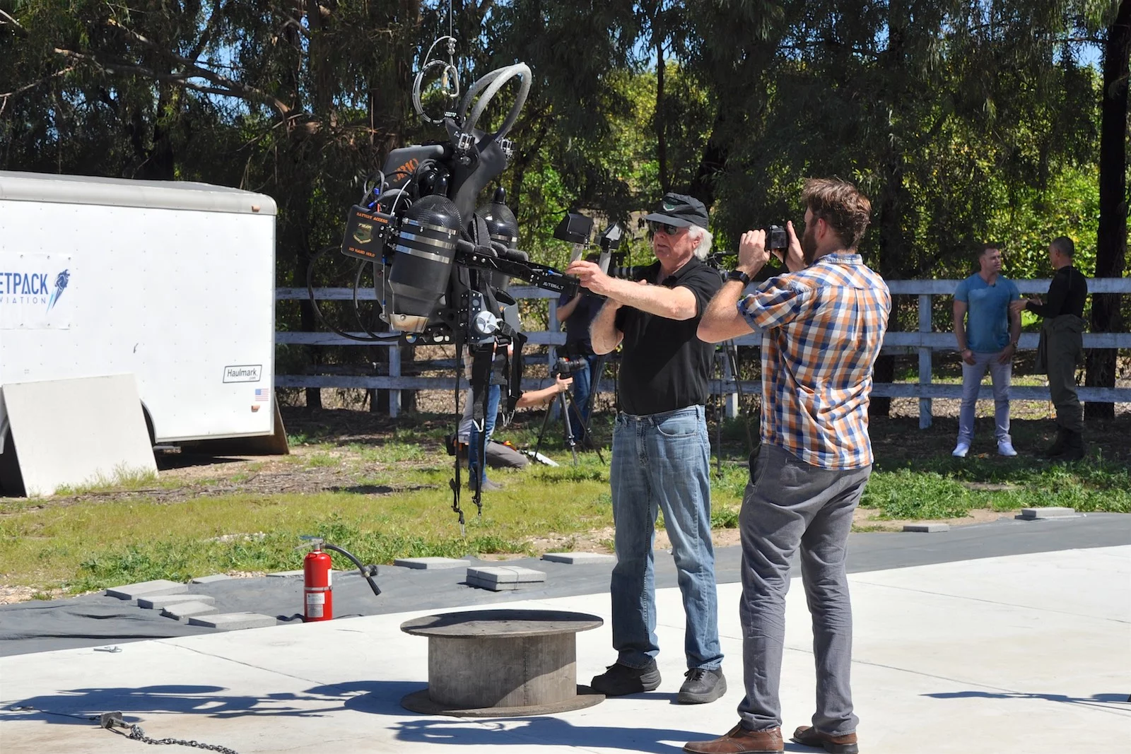 Getting a tour of the JP-10 Jetpack