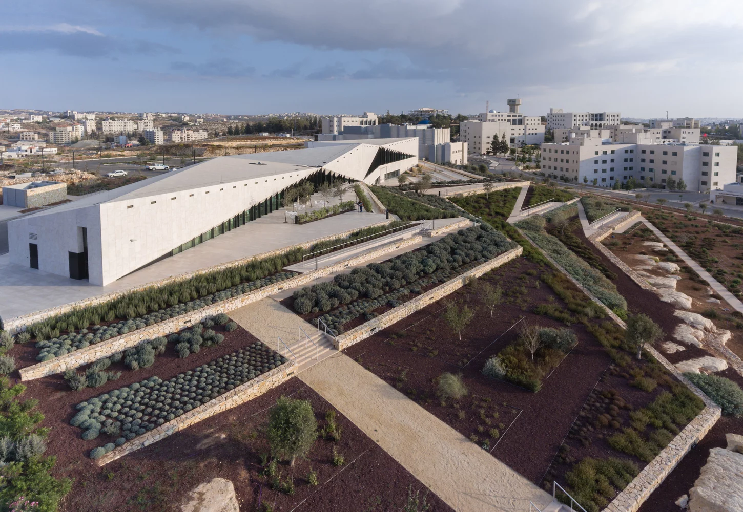 The best Culture focused building prize went to Heneghan Peng Architects for The Palestinian Museum in Birzeit, Palestine